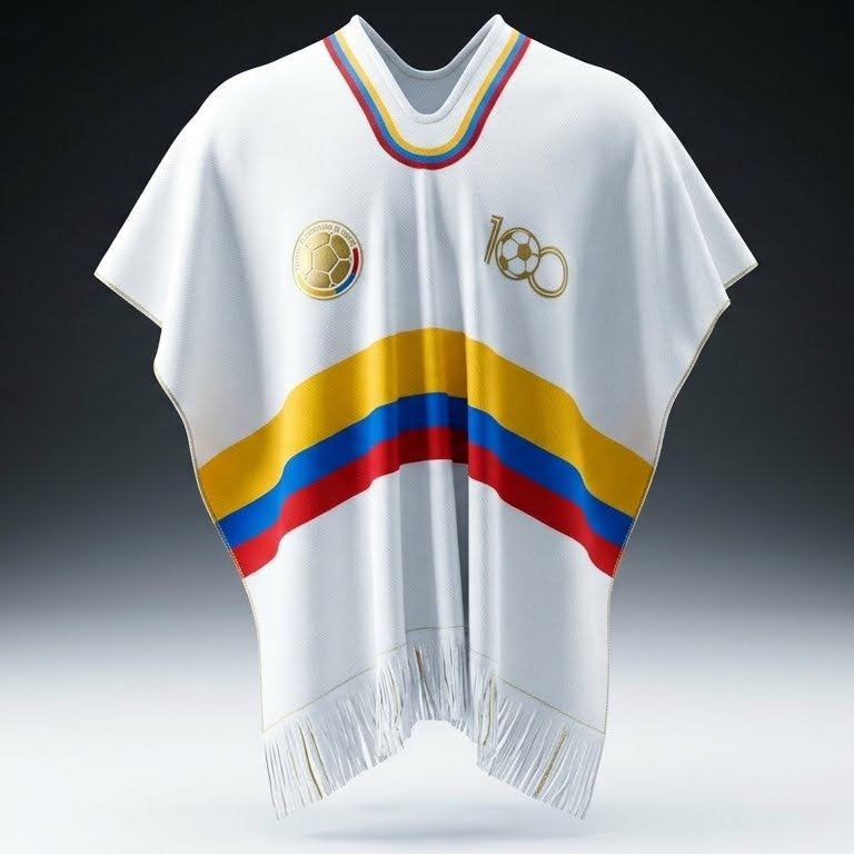 PONCHO MUNDIAL 2026 DE COLOMBIA UNISEX 💛💙❤️
