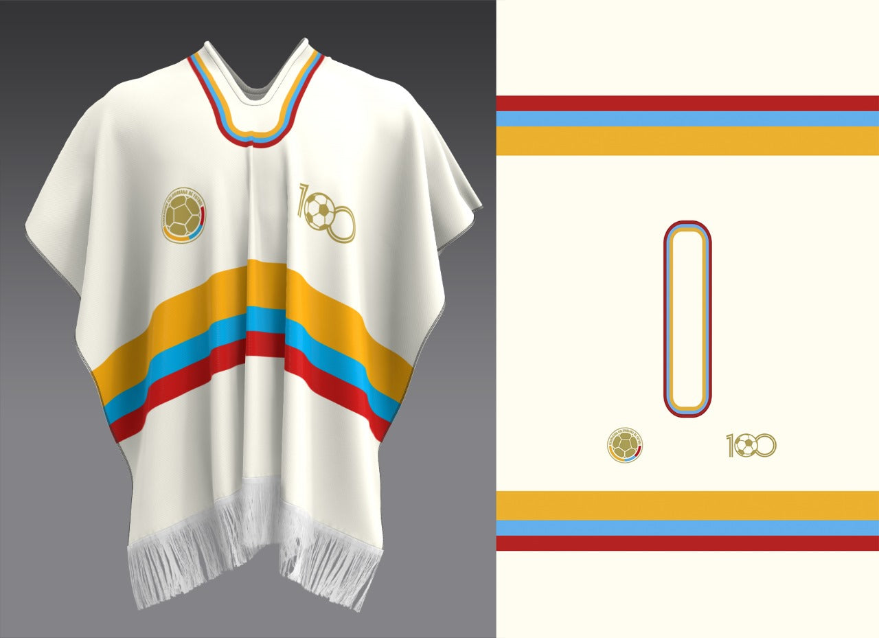 PONCHO MUNDIAL 2026 DE COLOMBIA UNISEX 💛💙❤️