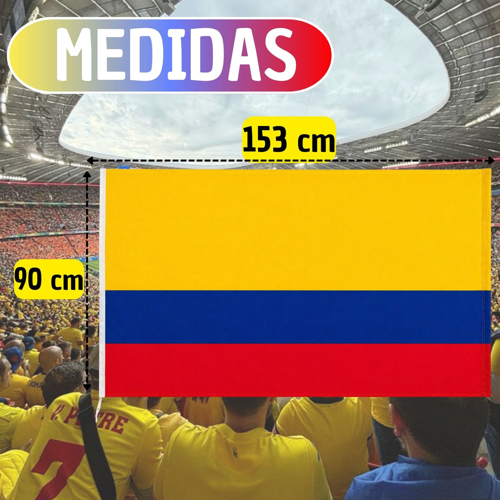 Bandera Colombia 153X90cm - GRANDE