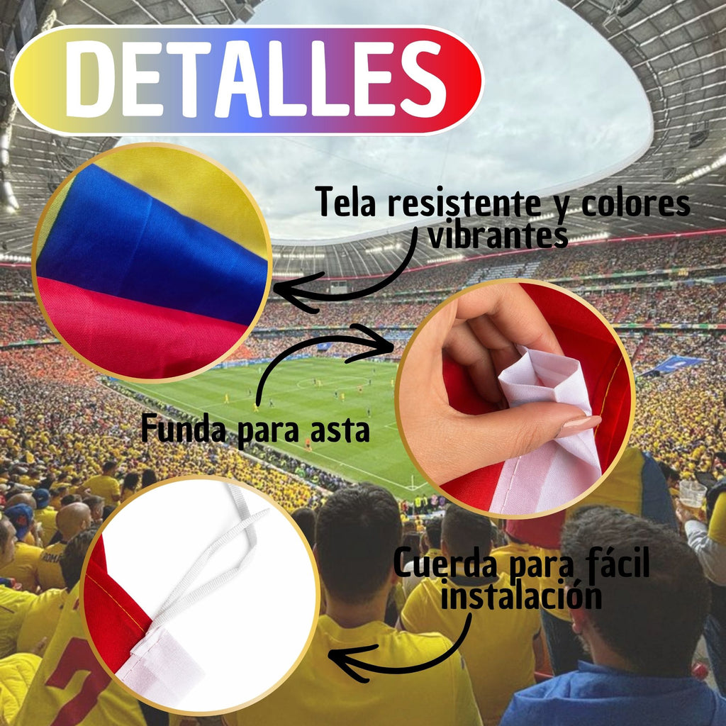 Bandera Colombia 153X90cm - GRANDE