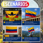 Bandera Colombia 153X90cm - GRANDE