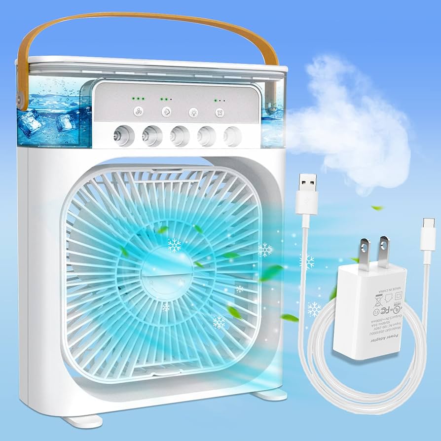 VENTILADOR AIRE ACONDICIONADO PORTATIL 🌬️❄️