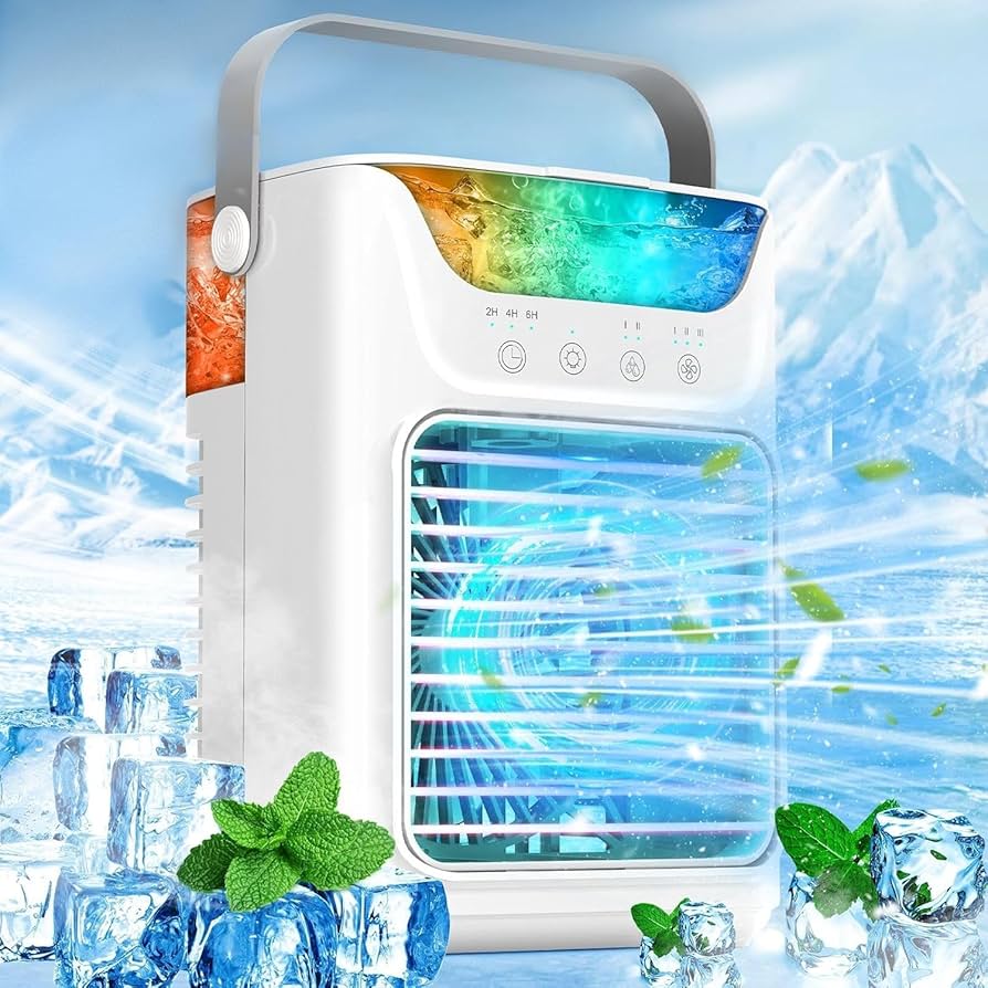 VENTILADOR AIRE ACONDICIONADO PORTATIL 🌬️❄️