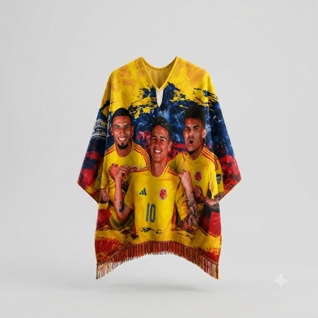 PONCHO SELECCION COLOMBIA VIP MUNDIAL 2026 - UNISEX