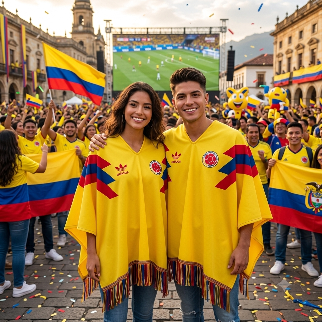 PONCHO SELECCION COLOMBIA VIP MUNDIAL 2026 - UNISEX