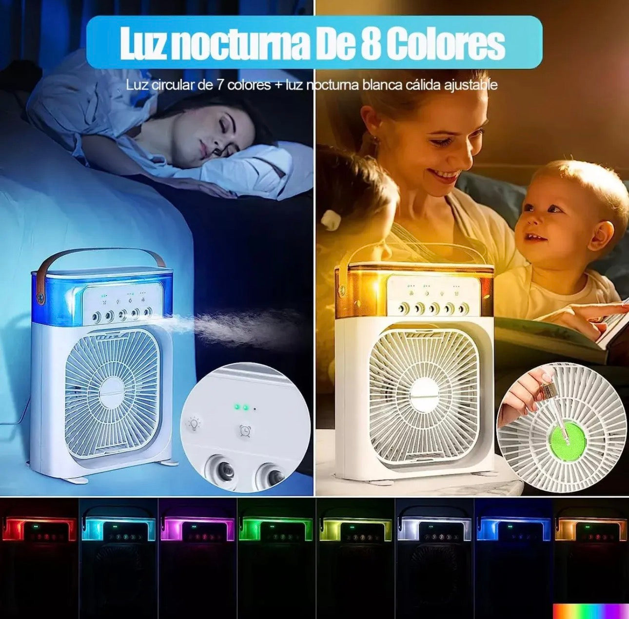VENTILADOR AIRE ACONDICIONADO PORTATIL 🌬️❄️