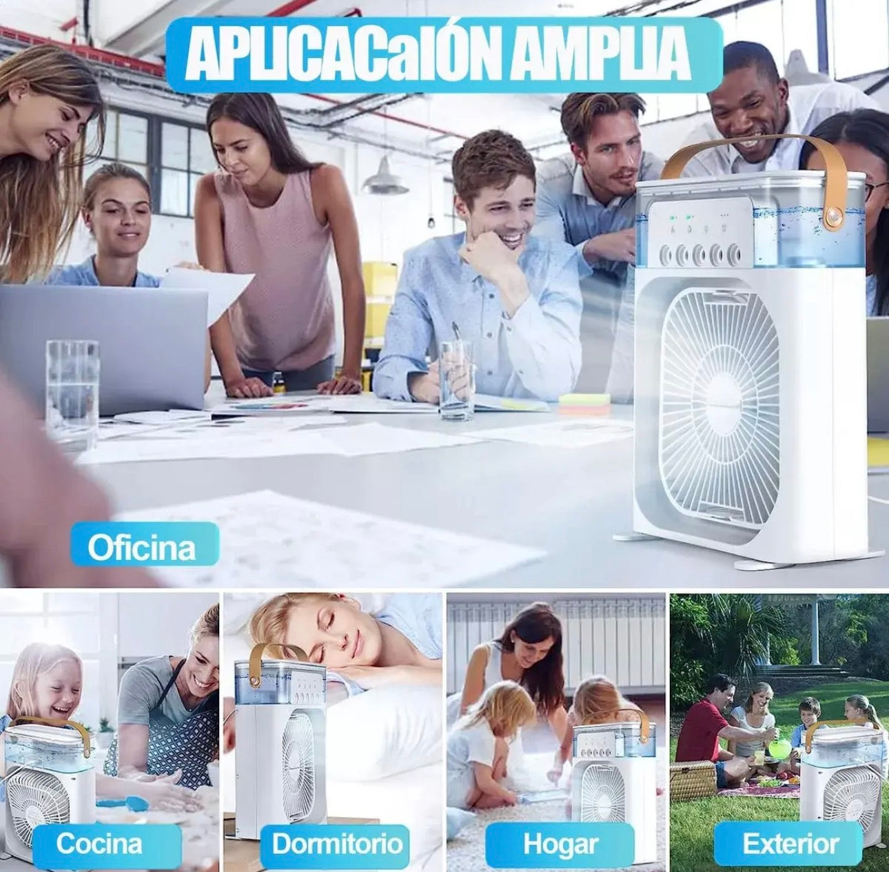 VENTILADOR AIRE ACONDICIONADO PORTATIL 🌬️❄️