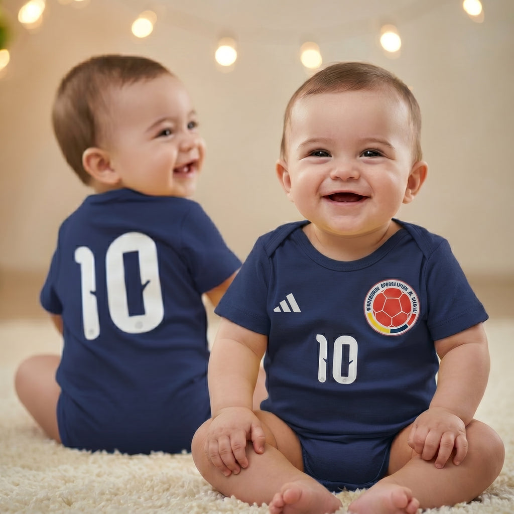 BODY MUNDIALISTA COLOMBIA 2026 - PARA BEBES 💛💙❤️