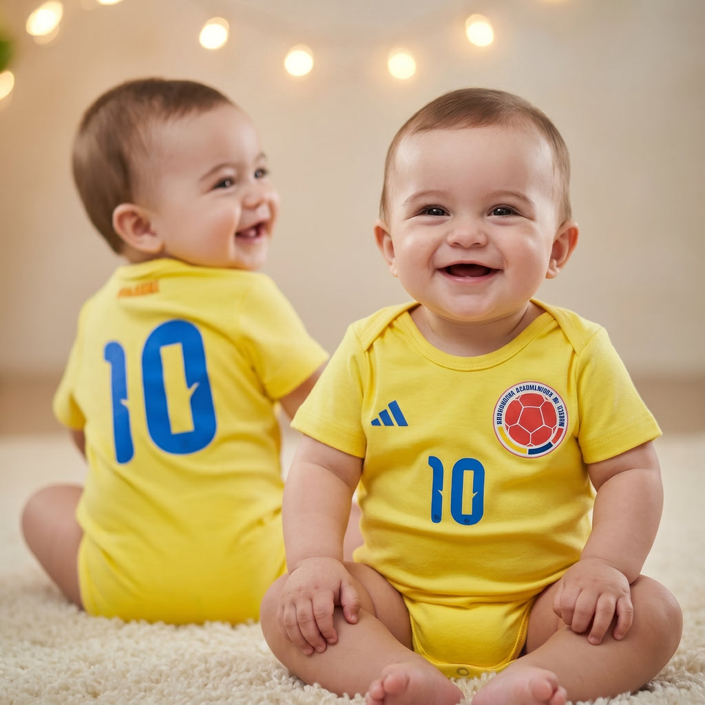 BODY MUNDIALISTA COLOMBIA 2026 - PARA BEBES 💛💙❤️