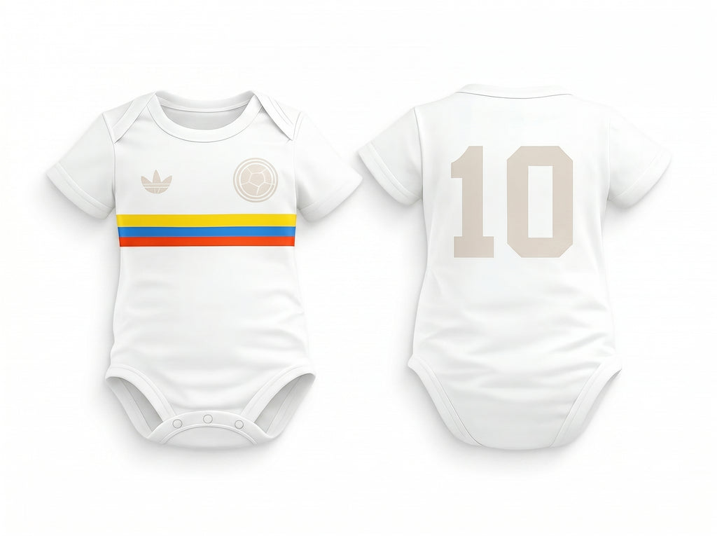 BODY MUNDIALISTA COLOMBIA 2026 - PARA BEBES 💛💙❤️
