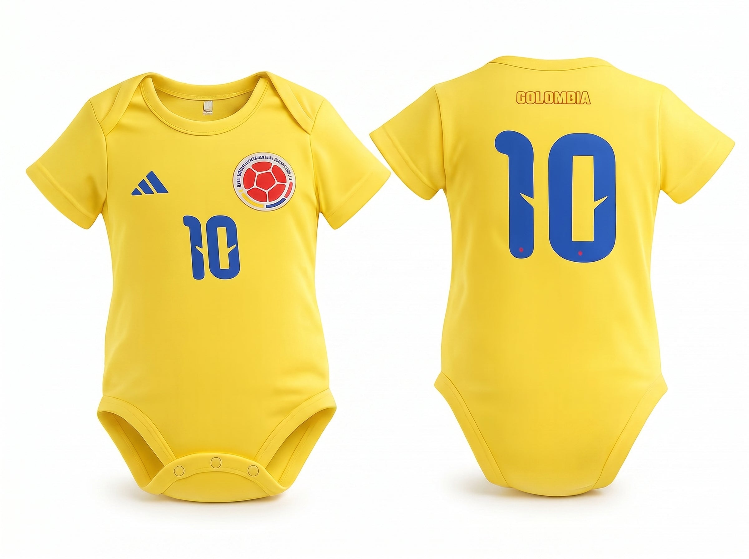 BODY MUNDIALISTA COLOMBIA 2026 - PARA BEBES 💛💙❤️